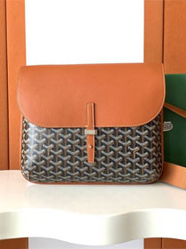 Goyard original canvas coursier messenger bag GY0126 brown