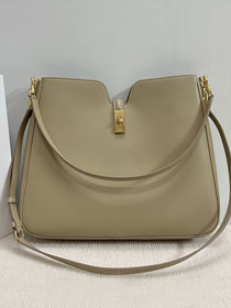 Celine original calfskin medium camille 16 soft bag 119563 taupe