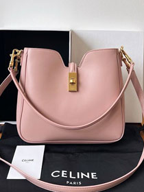 Celine original calfskin small camille 16 soft bag 120693 pink