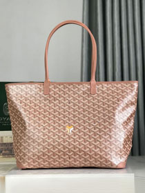 Goyard original canvas artois mm handbag GY0130 pearly pink
