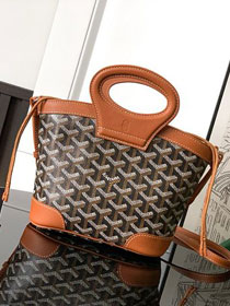 Goyard original canvas beluga mini bag GY0132 brown