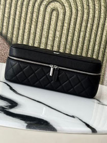 CC original grained calfskin vanity A31108 black