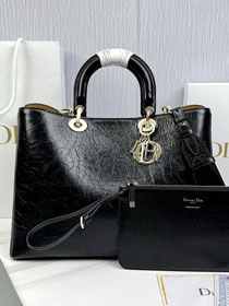 Dior original aged calfskin large toujours bag M2833 black