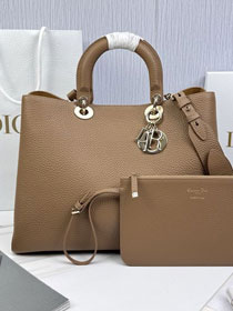 Dior original calfskin large toujours bag M2833 tan