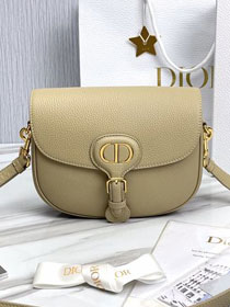 Dior original grained calfskin medium bobby bag M9319 beige