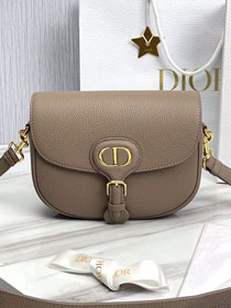 Dior original grained calfskin medium bobby bag M9319 warm taupe