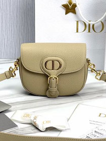 Dior original grained calfskin small bobby bag M9317 beige