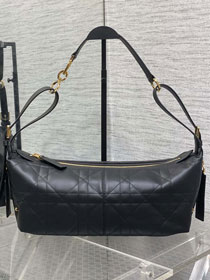 Dior original calfskin medium D-Journey bag M2417 black