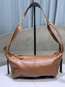 Dior original calfskin small D-Journey bag M2416 caramel