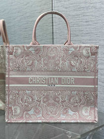 Dior original cotton large book tote bag M1286 