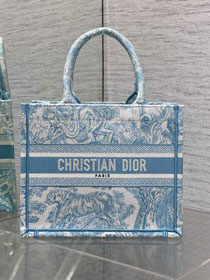 Dior original cotton small book tote bag M1265 