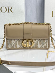 Dior original cotton 30 montaigne east-west bag M9334 natural