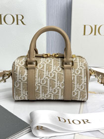 Dior original cotton groove 17 nano bag S4000 natural