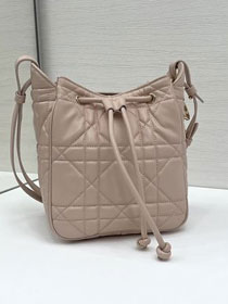 Dior original lambskin Small D-motion bag M2851 power pink