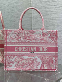 Dior original cotton medium book tote bag M1296 