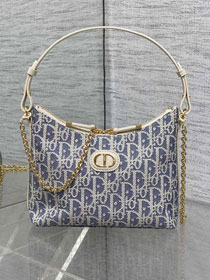 Dior original cotton miss caro diorling mini bag S5253 blue