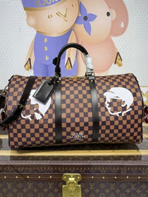 Louis vuitton origianl damier ebene keepall 50 N40799