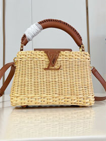 Louis vuitton original rattan capucines mini M24976 brown