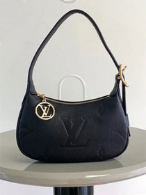 Louis vuitton original calfskin mini moon bag M82391 black