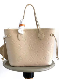 Louis vuitton original calfskin neverfull mm M45686 dune
