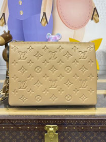 Louis vuitton original lambskin coussin pm bag M21261 apricot