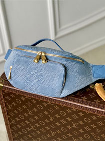 Louis vuitton original denim  rush bumbag N00205 blue