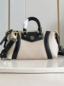 Louis vuitton original calfskin nano LV biker M25566 light grey