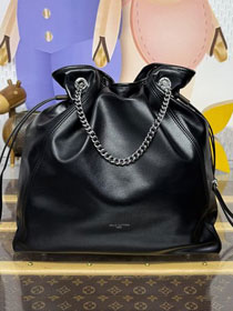 Louis vuitton original lambskin medium off duty backpack M25545 black