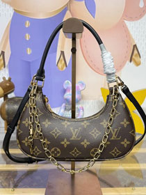 Louis vuitton original monogram canvas catchy pm handbag M25223