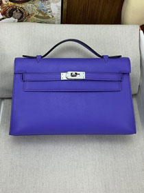 Hermes original swift leather mini kelly 22 clutch K0012 crocus