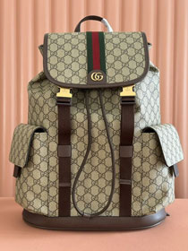 GG original fabric ophidia large backpack 839110 brown