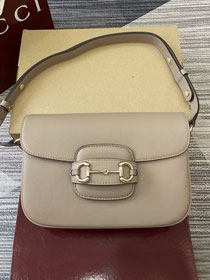GG original calfskin 1955 horsebit shoulder bag 815178 taupe