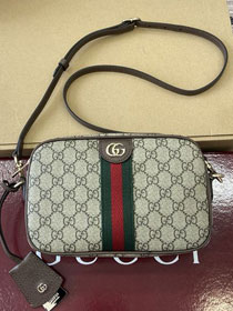 GG original fabric ophidia small camera bag 841310 brown