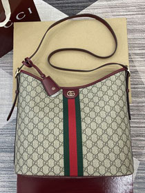 GG original fabric ophidia large shoulder bag 836871 bordeaux
