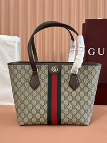 GG original fabric ophidia medium tote bag 836831 brown