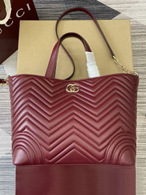GG original lambskin betty medium tote bag 847387 bordeaux
