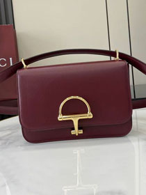 GG original calfskin siena small shoulder bag 846705 bordeaux