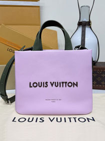 Louis vuitton origianl calfskin mini shopper tote bag M15239 pink