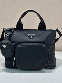 Prada original nylon handbag 1BG354 black