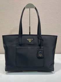 Prada original nylon medium tote bag 1BG555 black