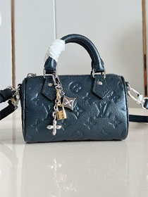 Louis vuitton original calfskin nano speedy M26510 shimmery ink