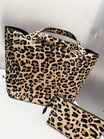 Alaia original leopard haircalf cabas bag AL0010 brown
