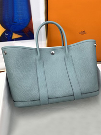 Hermes original negonda leather garden party large 36 bag HG0036 ciel