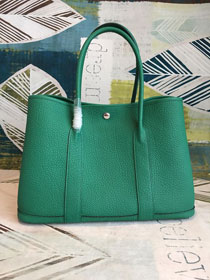 Hermes original negonda leather medium garden party 30 bag HG0030 vert verone