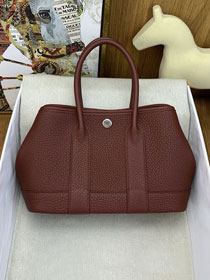 Hermes original negonda leather mini garden party 23 bag HG0023  rouge H