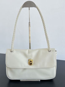 BV original lambskin madison shoulder bag 836296 sea salt