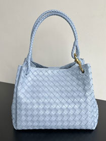 BV original lambskin large parachute shoulder bag 796571 lunar