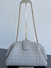 BV original lambskin medium lauren 1980 clutch 785807 sterling