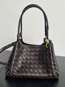 BV original lambskin medium parachute shoulder bag 835921 fondant