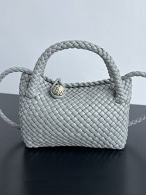 BV original calfskin small tosca shoulder bag 776755 agate grey